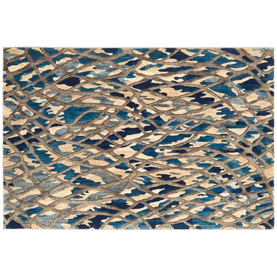 DREAM SCAPE BLUE Floor Rug