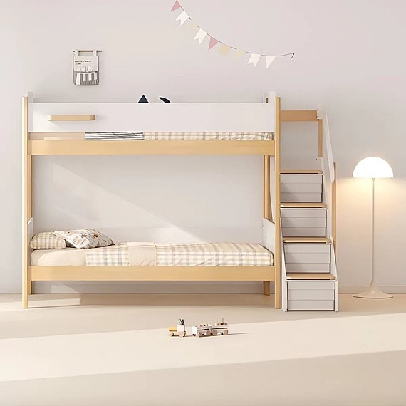 BOORI NATTY Bunk Bed with Shelves