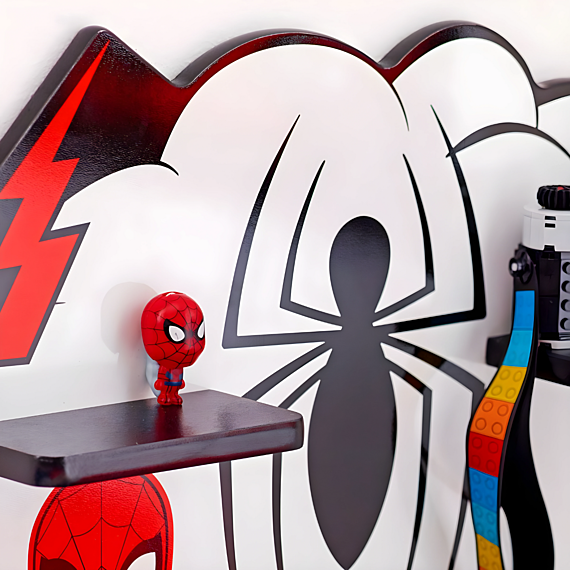 MARVEL SPIDER MAN Wall Shelf