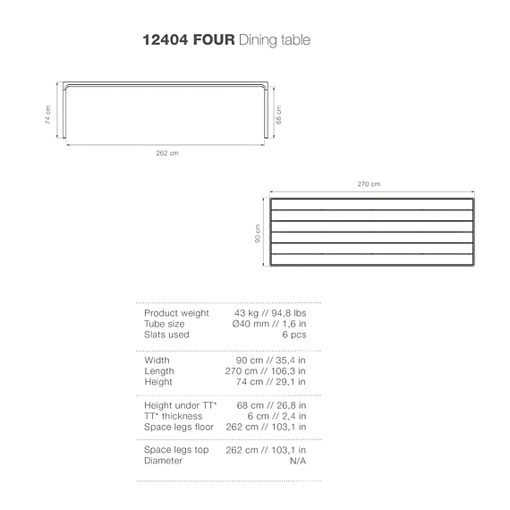 FOUR Dining Table