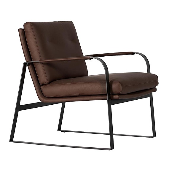 TOLUCA Leather Occasional Armchair