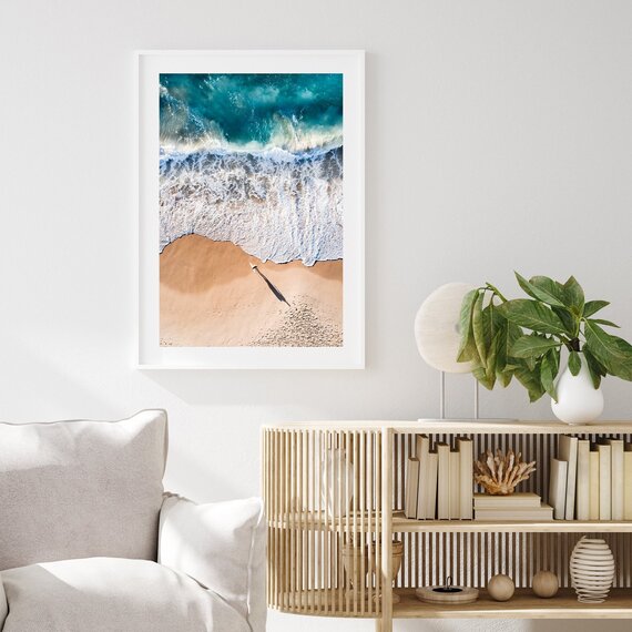 YELLOW SAND Framed Print