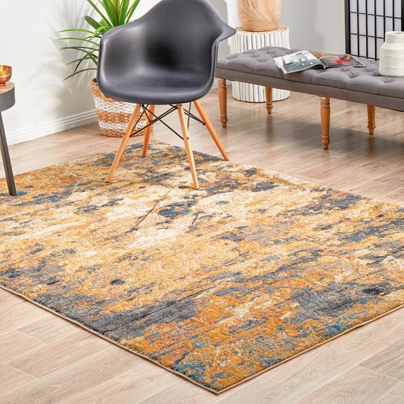 DREAM SCAPE RUST Floor Rug