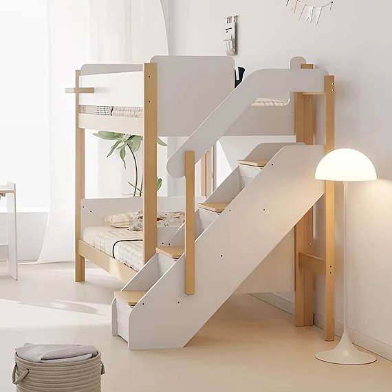 BOORI NATTY Bunk Bed with Shelves