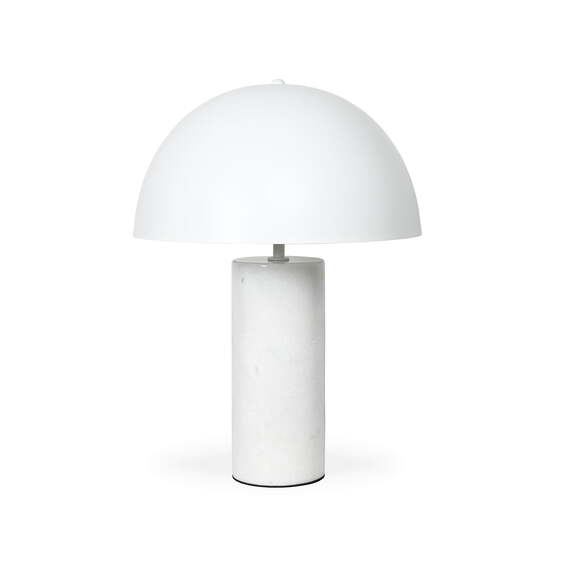 MILHA Table Lamp White Marble Base