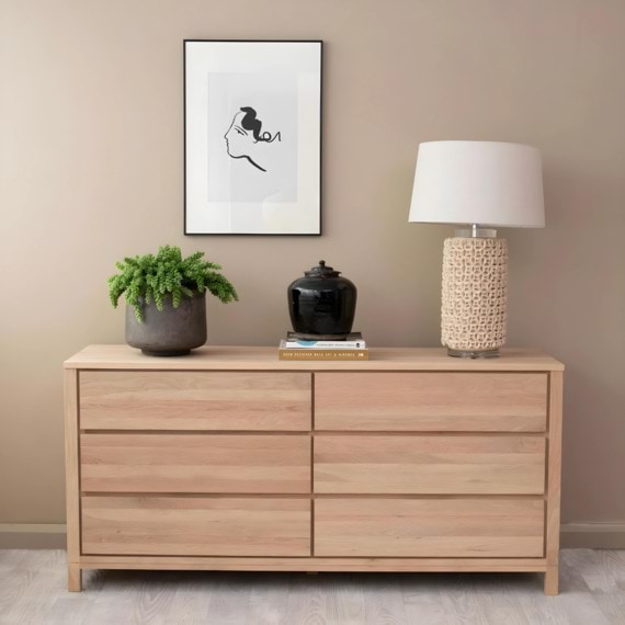 KARPENTER SOLID 6 Drawer Dresser