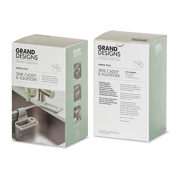 GRAND DESIGNS Sink Caddy with Squeegee