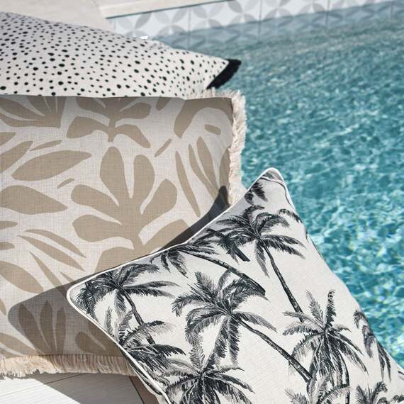 SAVE Cushion Cover with Fringe