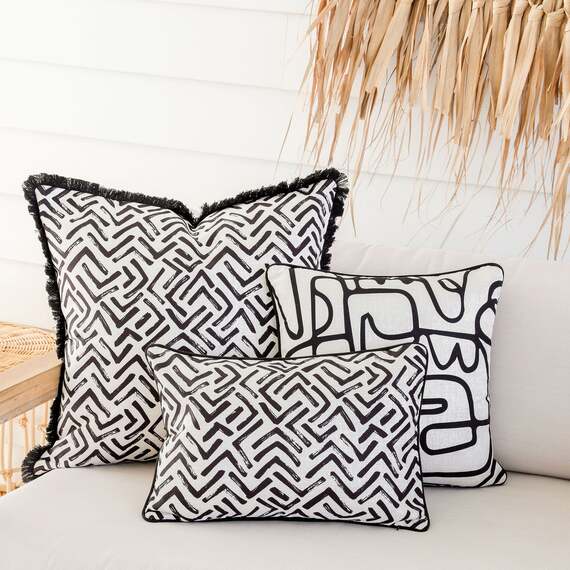 SACHIKO Cushion Cover with Fringe