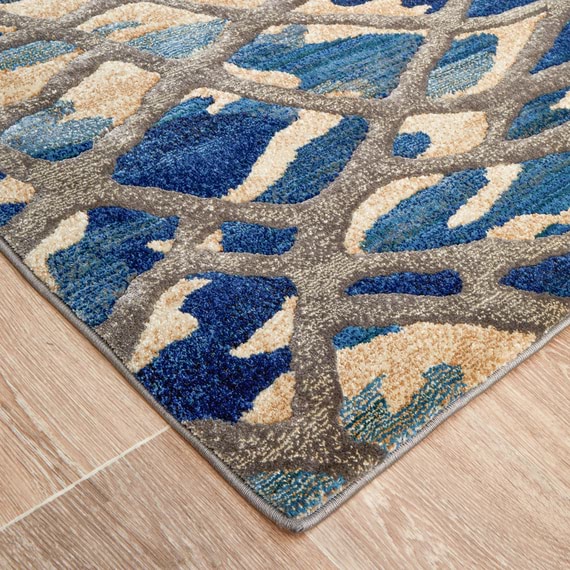 DREAM SCAPE BLUE Floor Rug