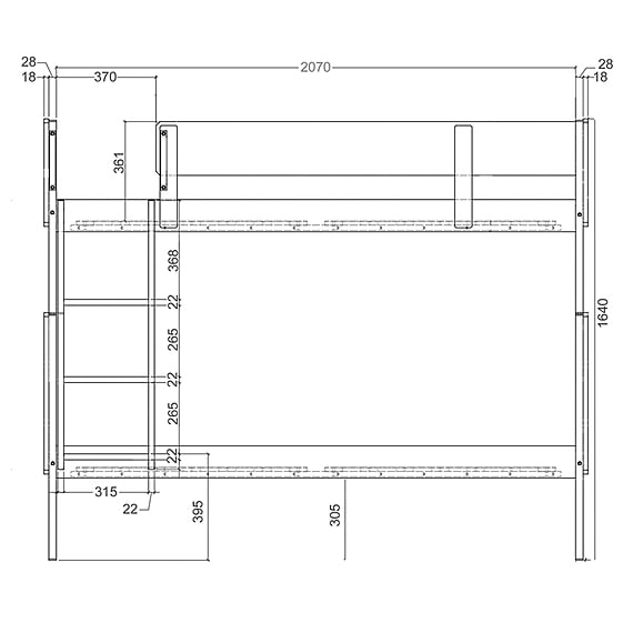 IRVINE Bunk Bed