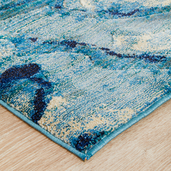 DREAM SCAPE INDIGO Floor Runner