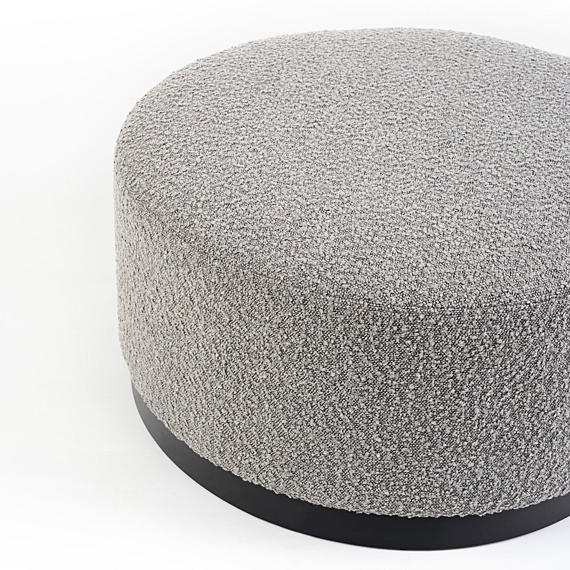 BEERSEL Fabric Ottoman