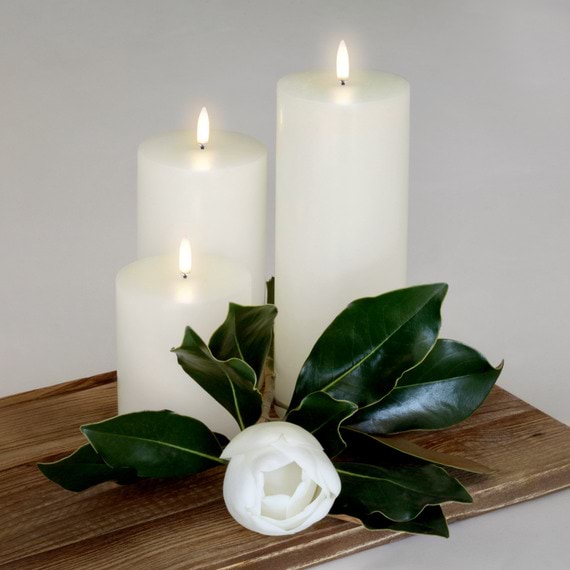 DESIGNER CURATIONS CLASSIC Set of 3 Flameless Candle