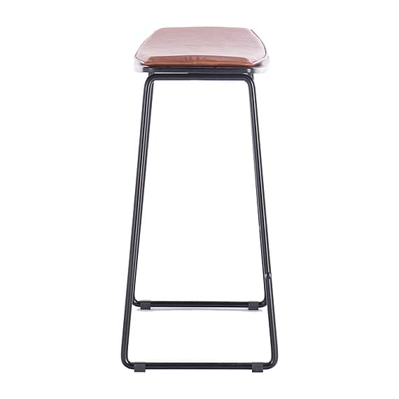 FRESNES Leatherette Bar Stool