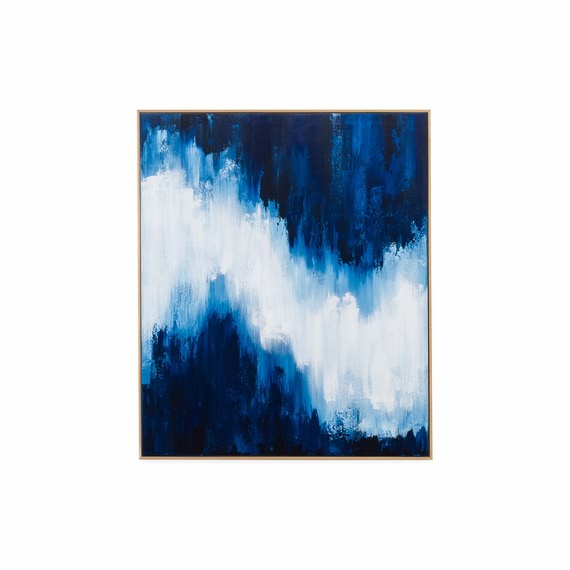 INDIGO LIGHT 1 Framed Painting