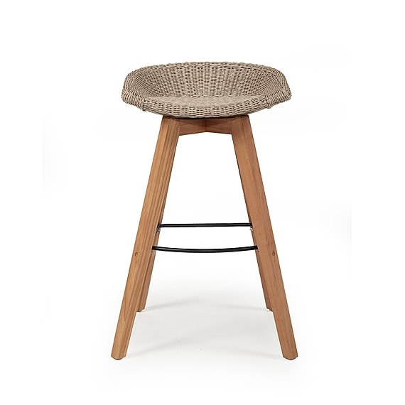 ALAVERDI Set of 2 Backless Bar Stool