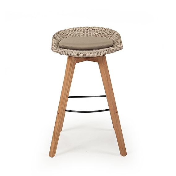 ALAVERDI Set of 2 Backless Bar Stool