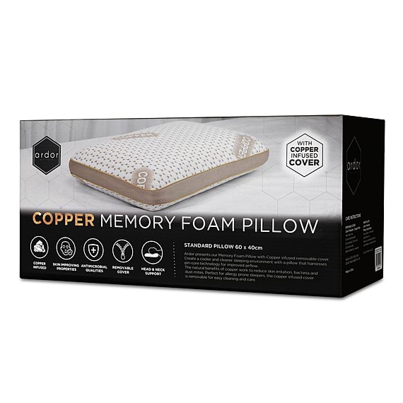 ARDOR COPPER Memory Foam Pillow