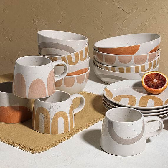 WANDERER Set of 18 Dinner Set