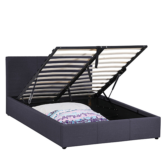 FUMITO Bed with Gas Lift Base