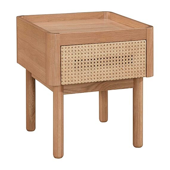 NOELLE Rattan Bedside Table