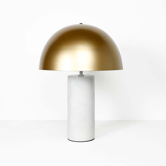 MILHA Table Lamp White Marble Base