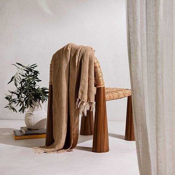 BANDORA Linen Throw