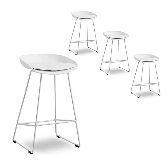 SACABA Set of 4 Bar Stool