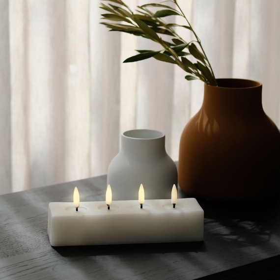 EVERYDAY ESSENTIALS Flameless Block Candle