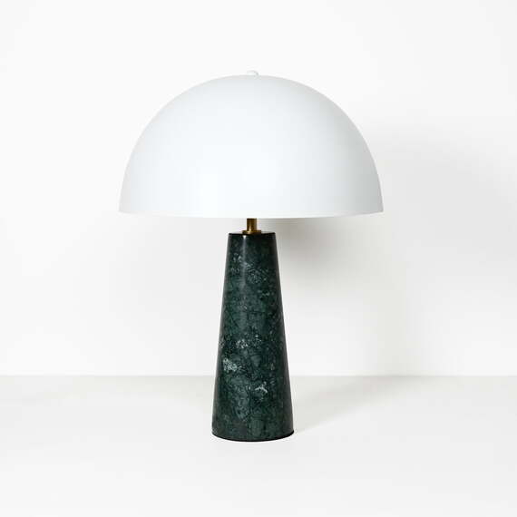 MILHA Table Lamp Green Marble Base