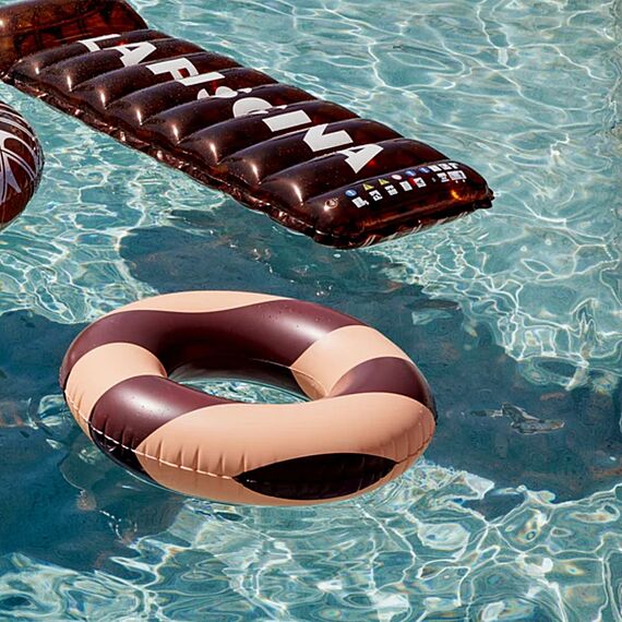 WINE AND PEACH CANDY Inflatable Pool Ring