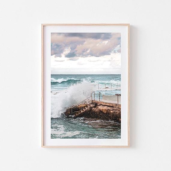 BRONTE SPLASH Framed Print