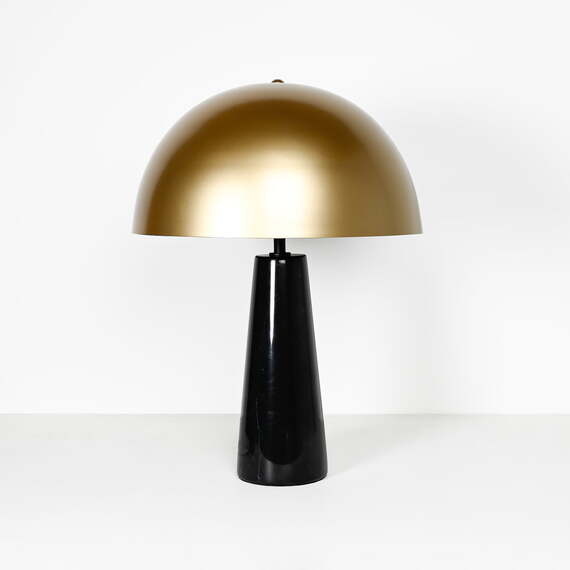 MILHA Table Lamp Black Marble Base