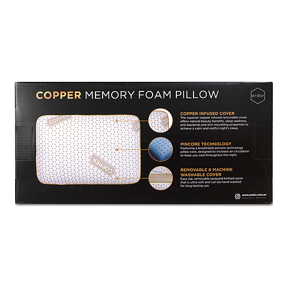 ARDOR COPPER Memory Foam Pillow