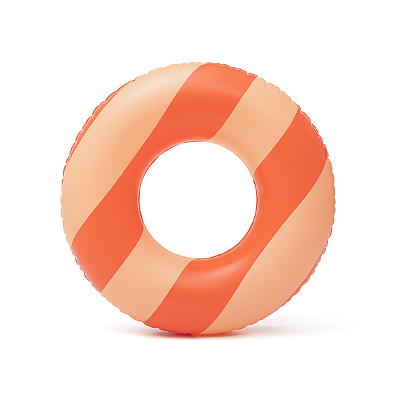 CORAL AND PEACH CANDY Inflatable Pool Ring