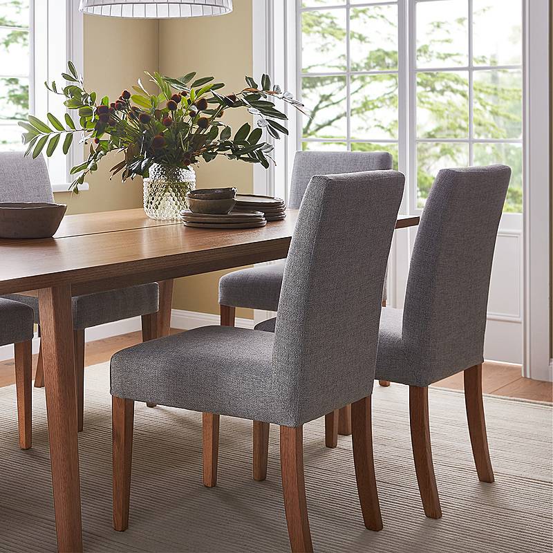 Dining Chairs Freedom Velvet Chair Hayden Fabric Dining Chairs,