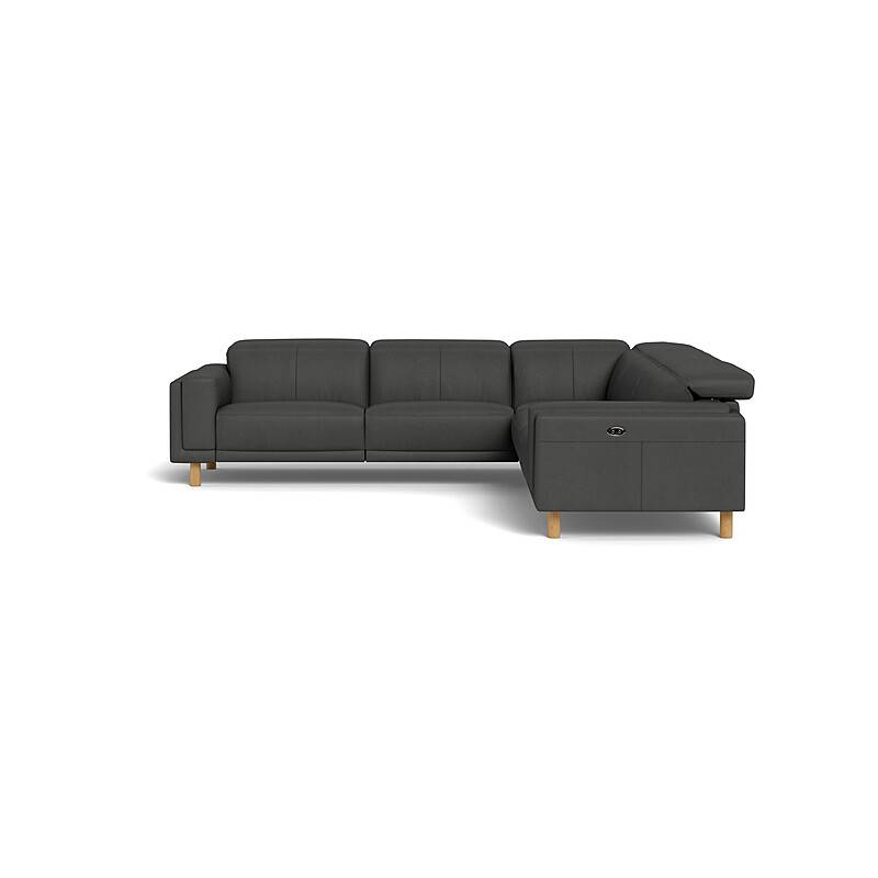 HENRY Leather Battery Recliner Modular Sofa