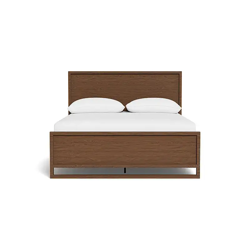 Queen Hubertt Walnut Bed