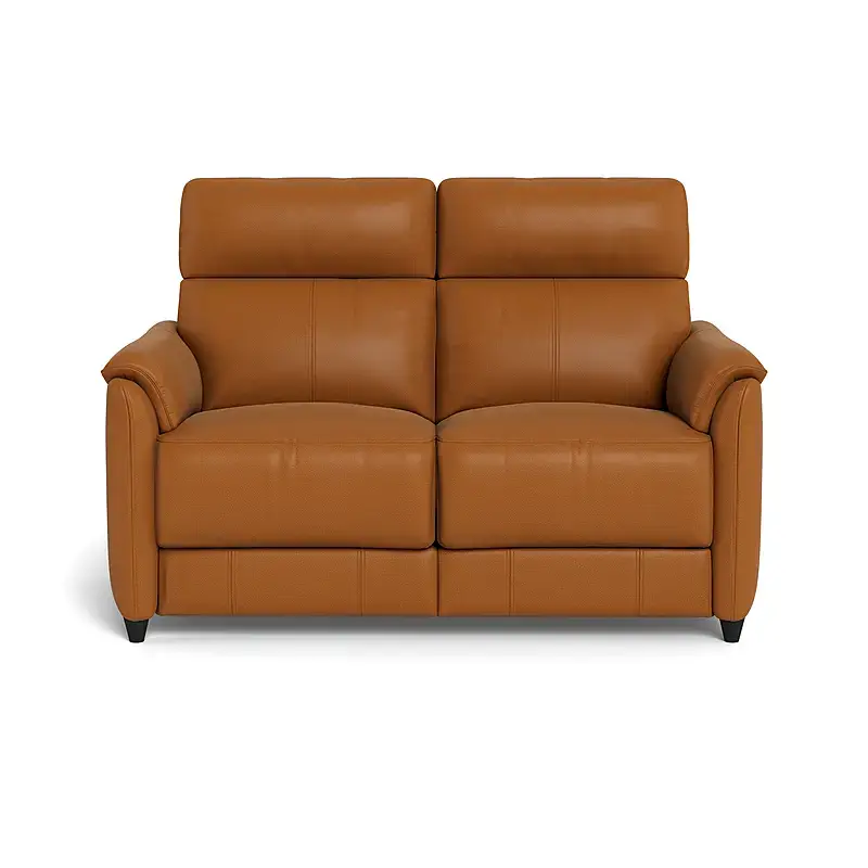 DEXTER Leather Battery Recliner Sofa
