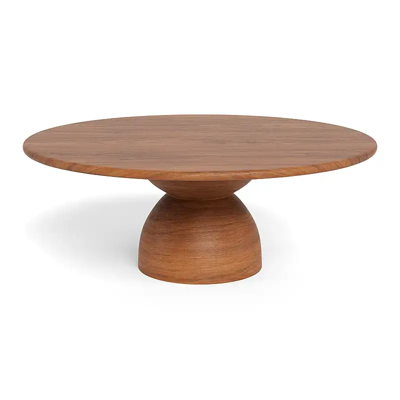 100cm Abacus Walnut Coffee Table