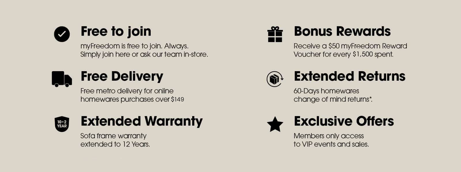 Freedom Member Log In myFreedom Terms and Conditions | Freedom