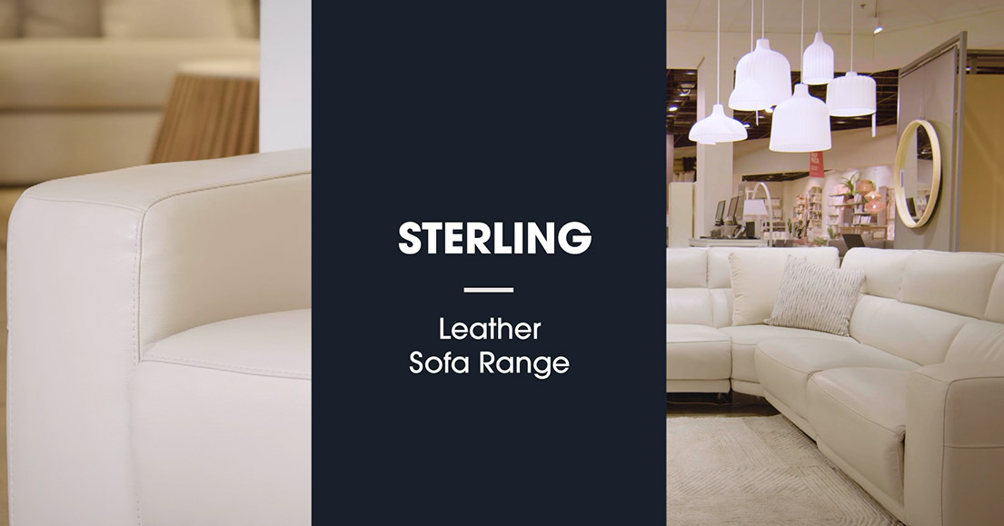 2 Seat Frost Leather Sterling Sofa E, Sterling Leather Sofas